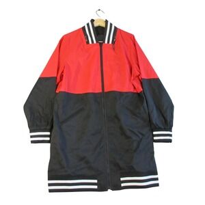 MYCRA Pac Womens Reversible Jacket Coat Rain 1 S M Red Black Packable 830